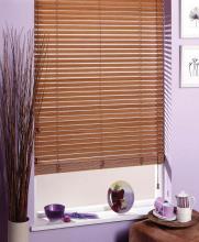 Express Wood Venetian Blind Pecan Colour