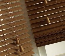 Express Wood Venetian Blind Walnut Colour