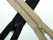 Continuous no 5 zipping black x 50 metres.